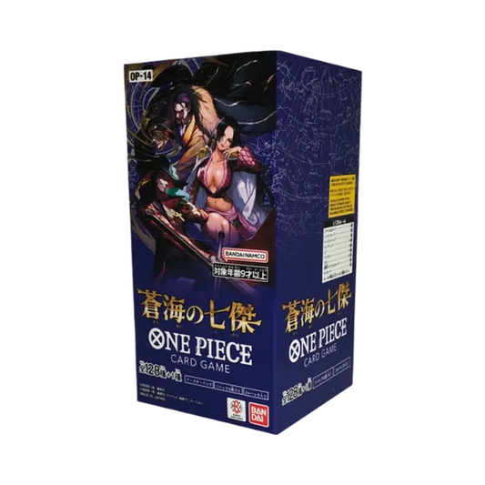 One Piece TCG OP-14 Azure Sea's Seven Booster Box (24 Packs, JP)